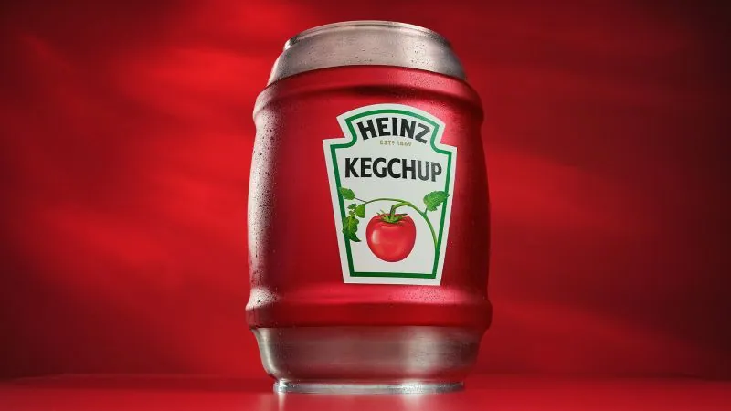 Heinz Made a Ketchup Keg - detail
