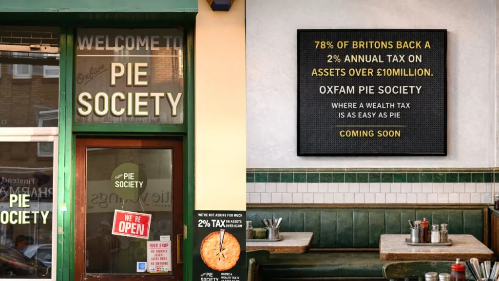 Oxfam Pie Campaign